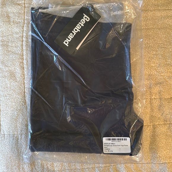 Betabrand navy straight leg medium long - Picture 2 of 4